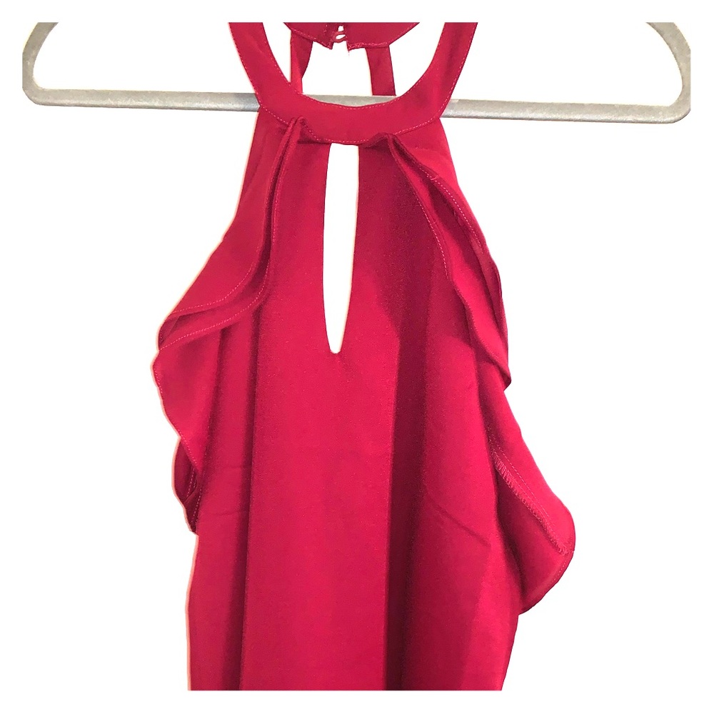 Brand new red halter
